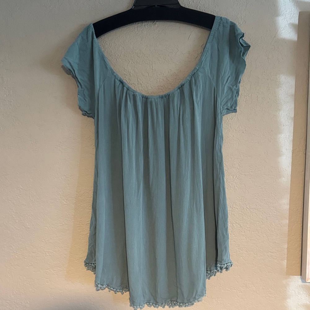 O'Neill Strapless Dress in Light Blue